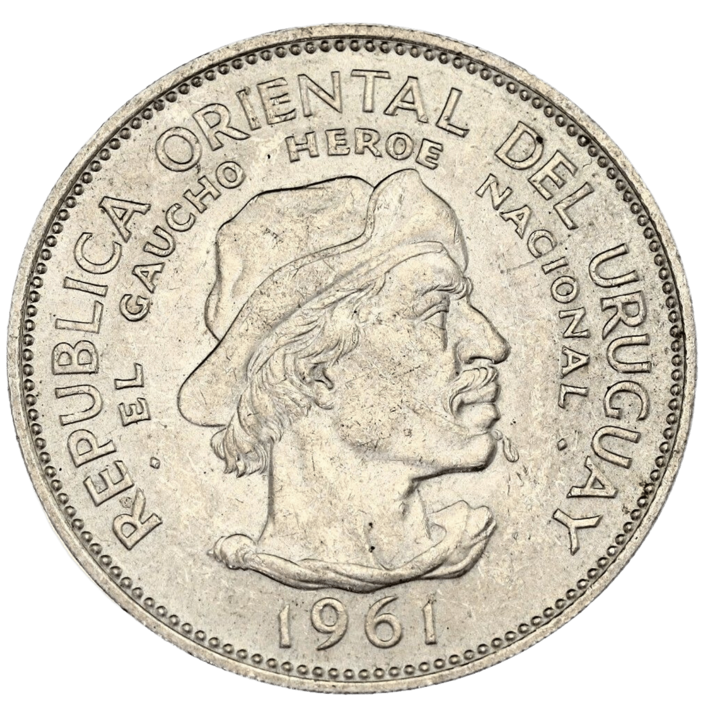 Uruguay - 1961 - 10 Pesos Gaucho