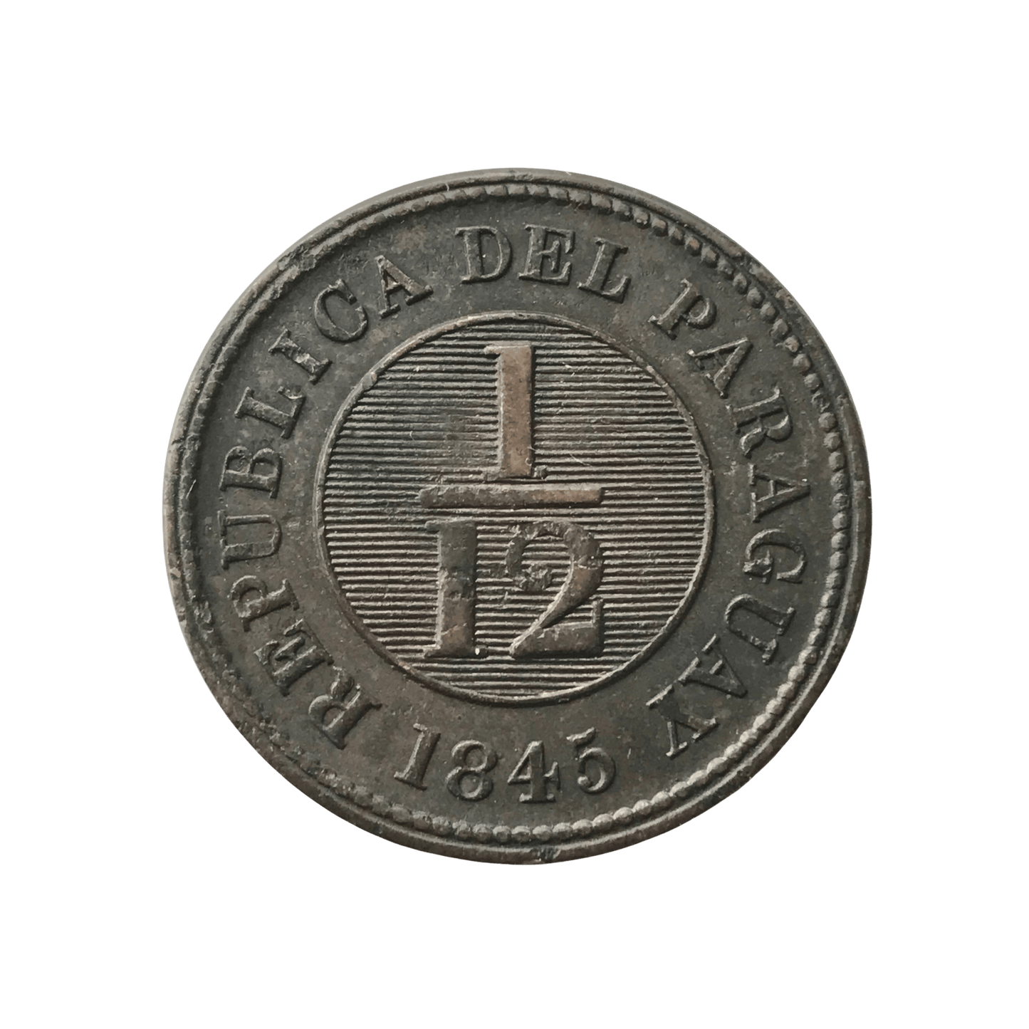 Paraguay - 1845 - ¹⁄₁₂ Real
