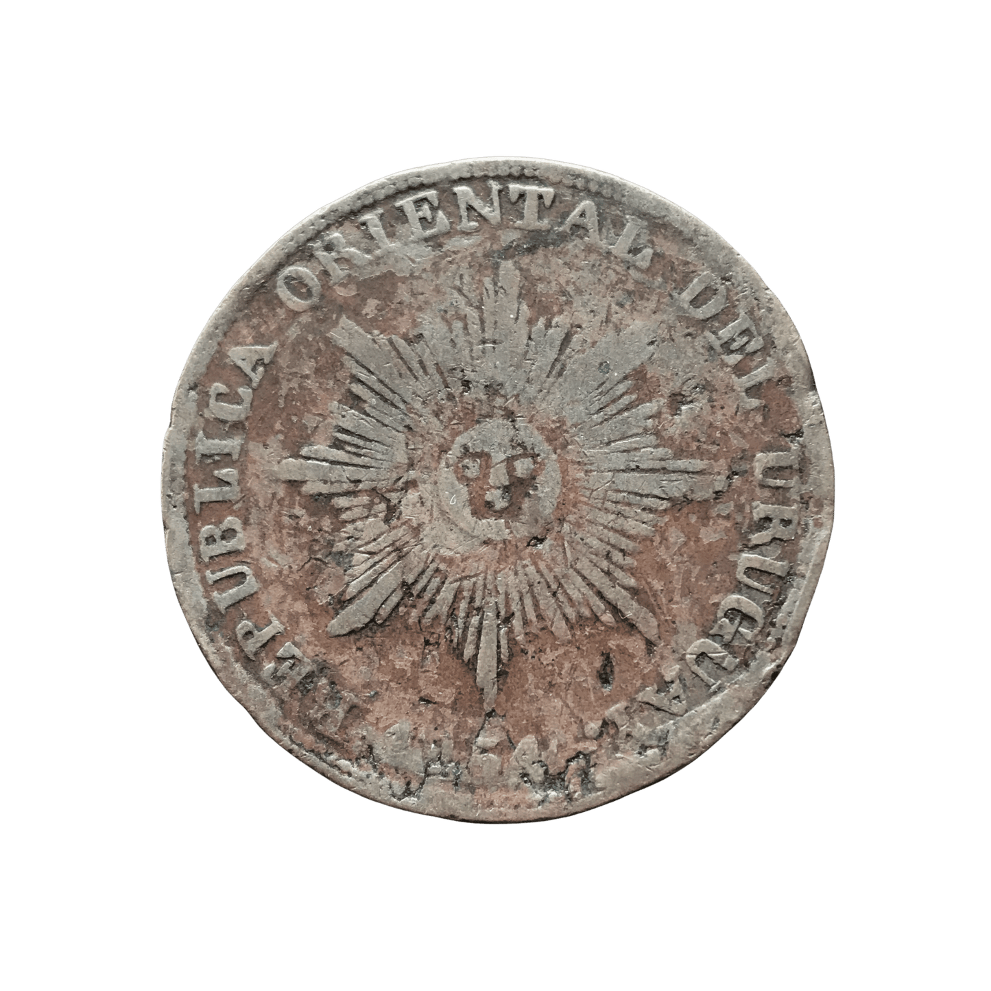 Uruguay - 1854 - 20 Centésimos - 9.1.A