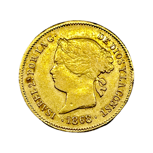 MO_ Filipinas - 1 Peso 1868