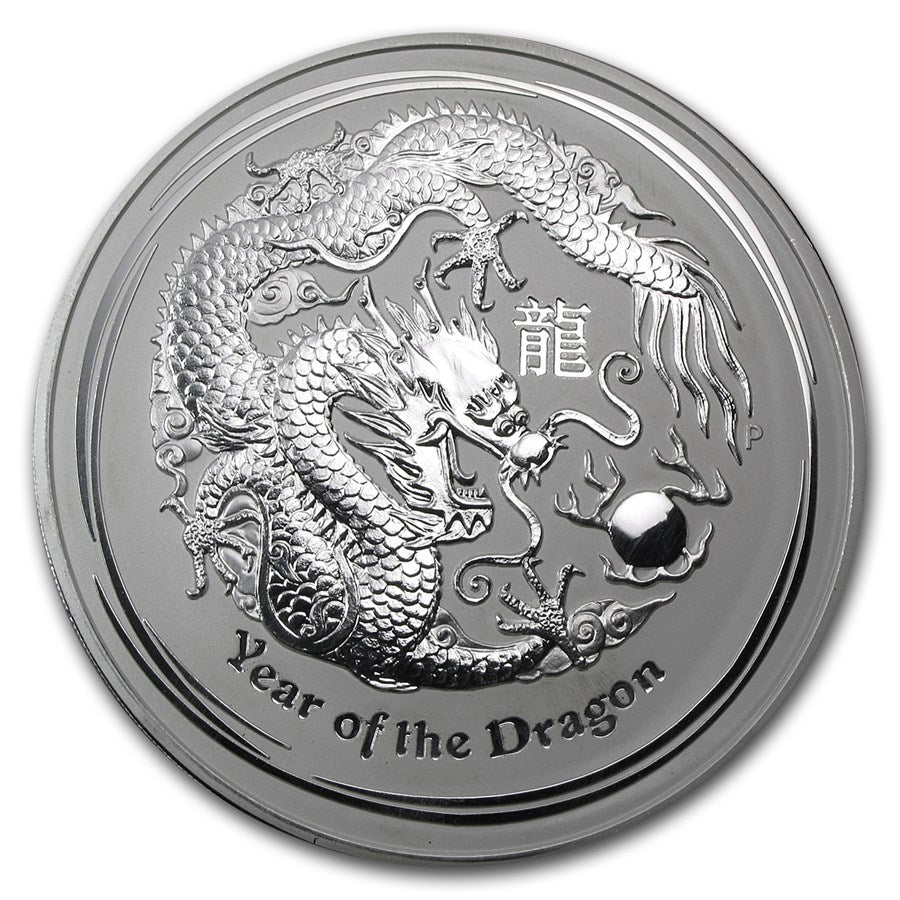 Australia - 2012 - 30 Dólares - Año del Dragon - 1kg de Plata