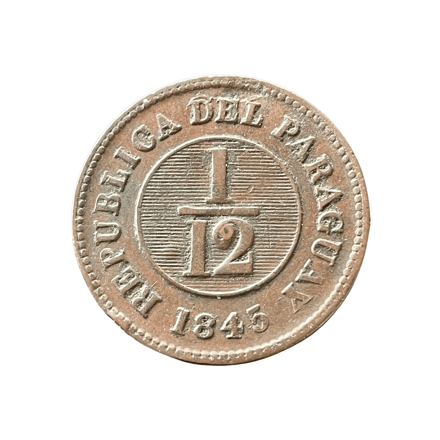 Paraguay - 1845 - ¹⁄₁₂ Real