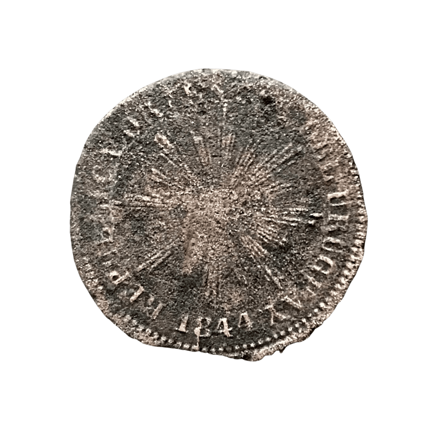 MU_ Uruguay - 5 Centésimos 1844 - 4.1.A