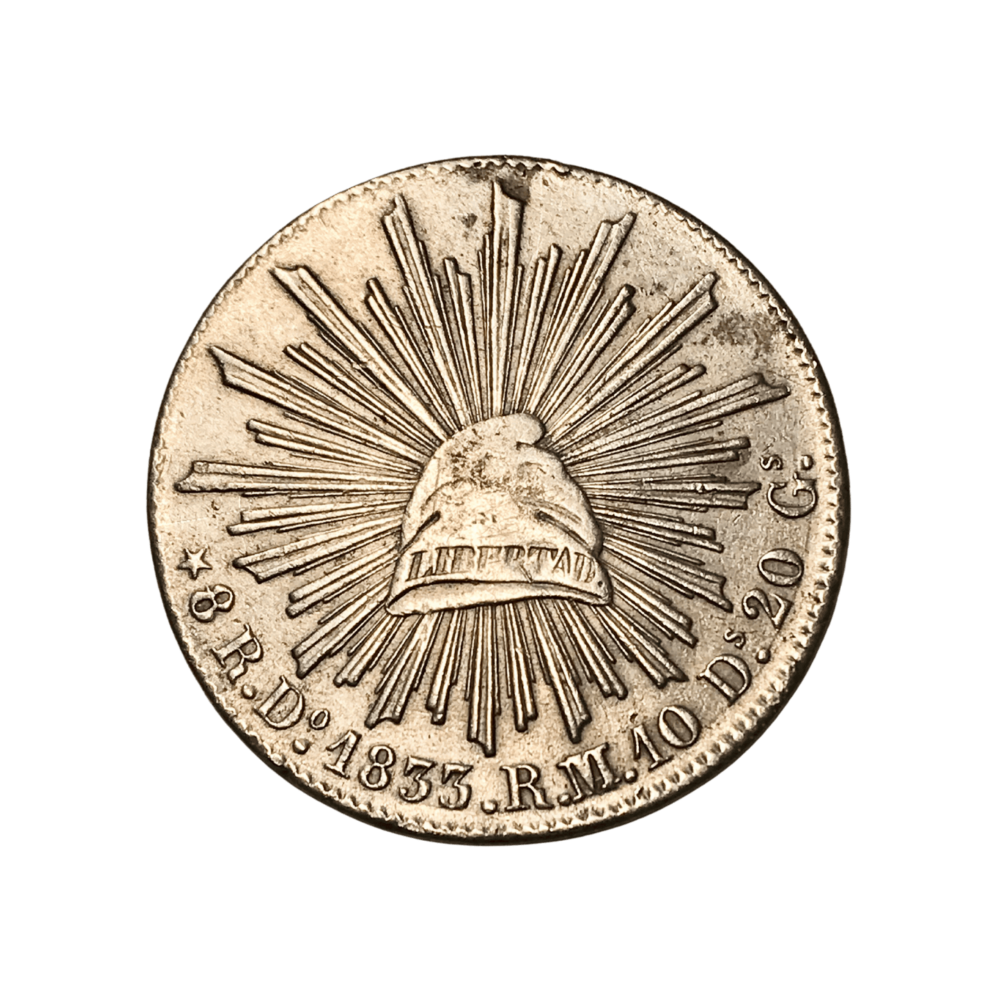 MM_ Mexico DO - 8 Reales 1833