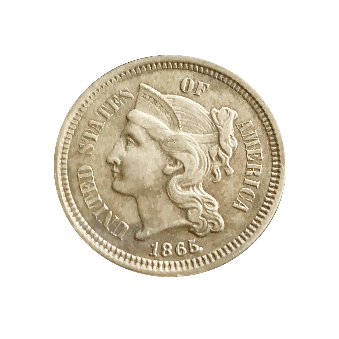 MM_ Estados Unidos - 3 Cent 1865