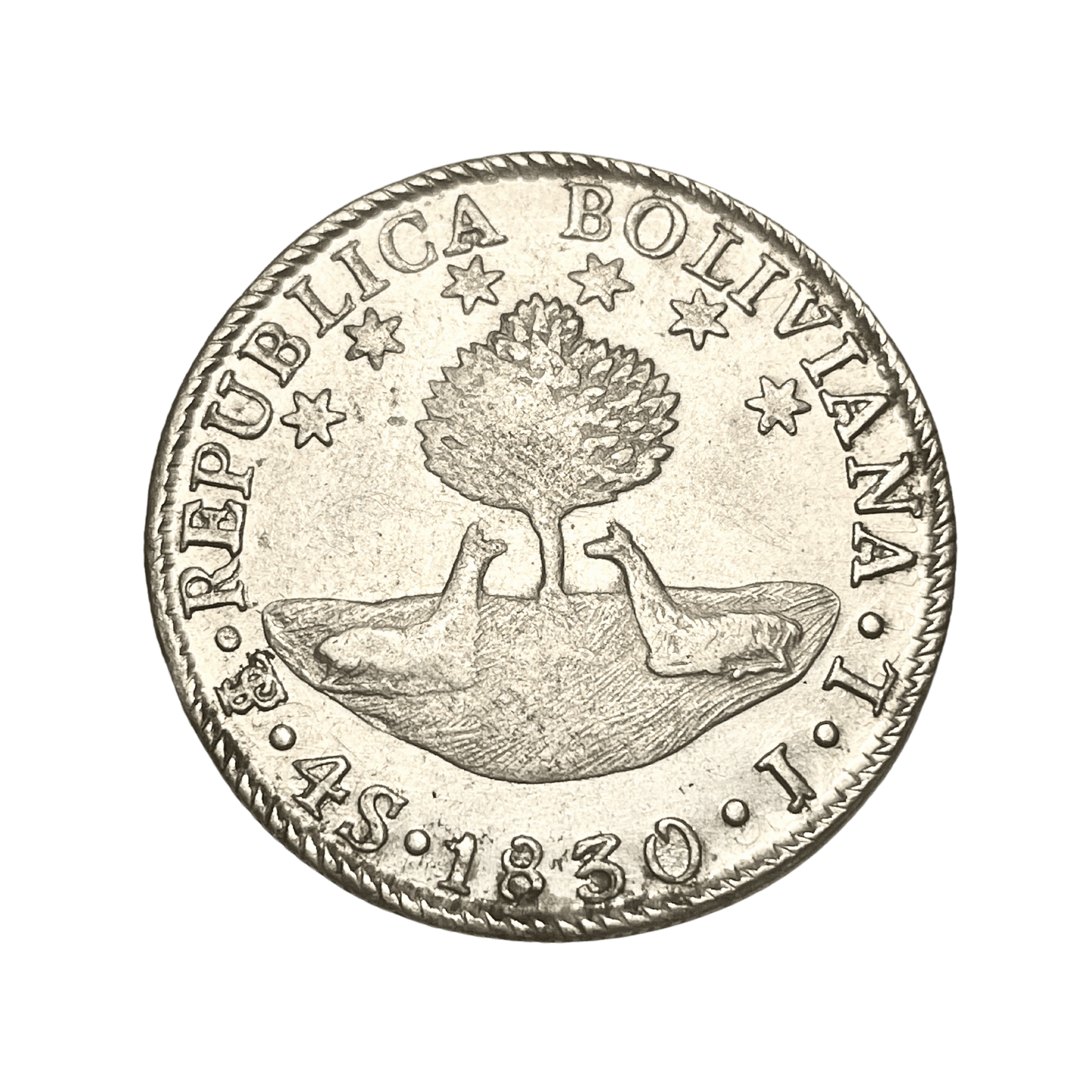 Bolivia - 1830 - 4 Soles