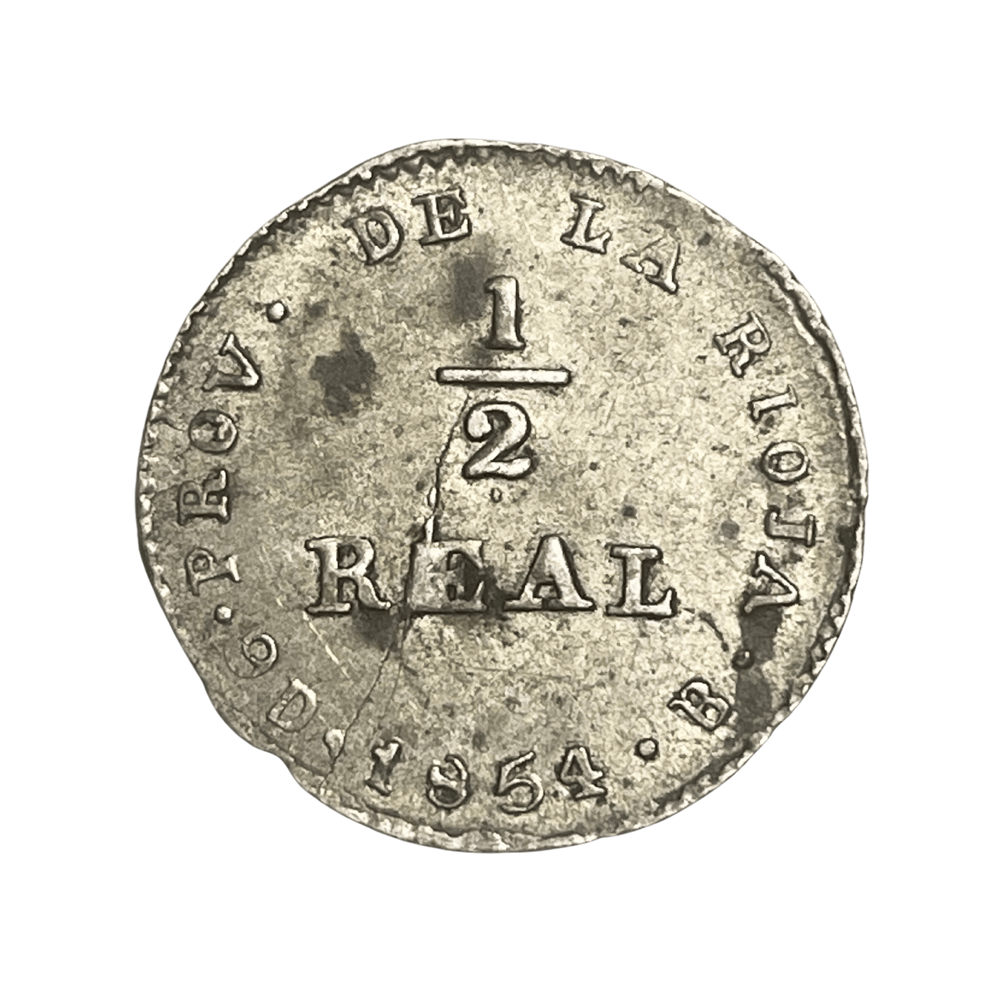 Argentina - 1854 - La Rioja - ½ Real