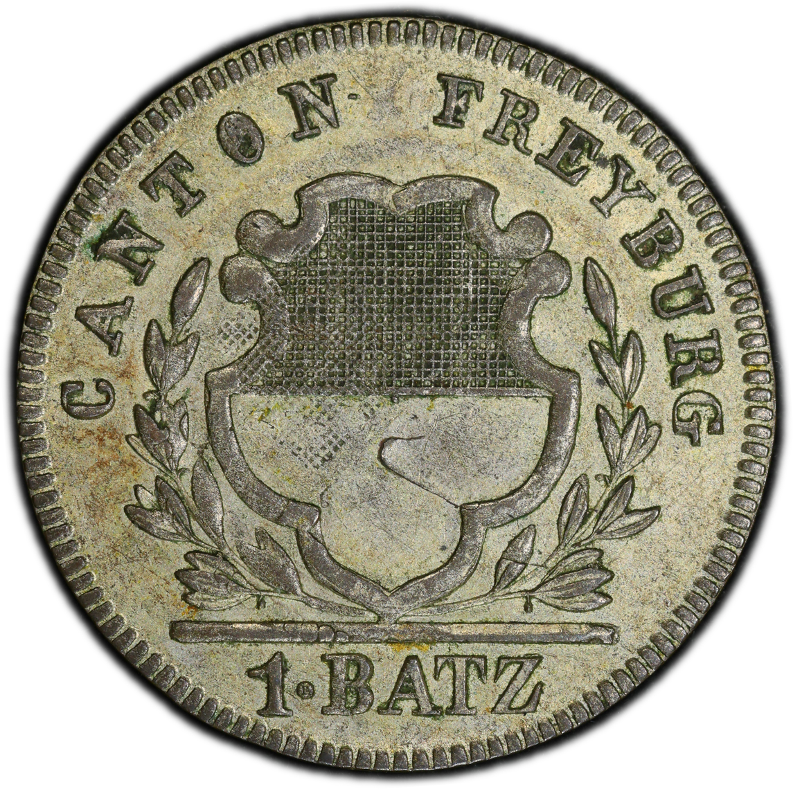 Suiza - 1830 - Friburgo - 1 Batzen - Certificada