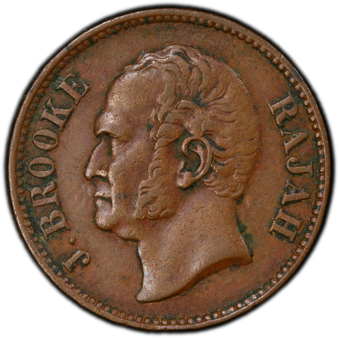 Sarawak - 1863 - 1/2 Cent - Certificada