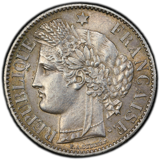 Francia - 1887 - 2 Francos - Certificada