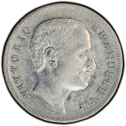 Italia - 1907 - Lira - Certificada