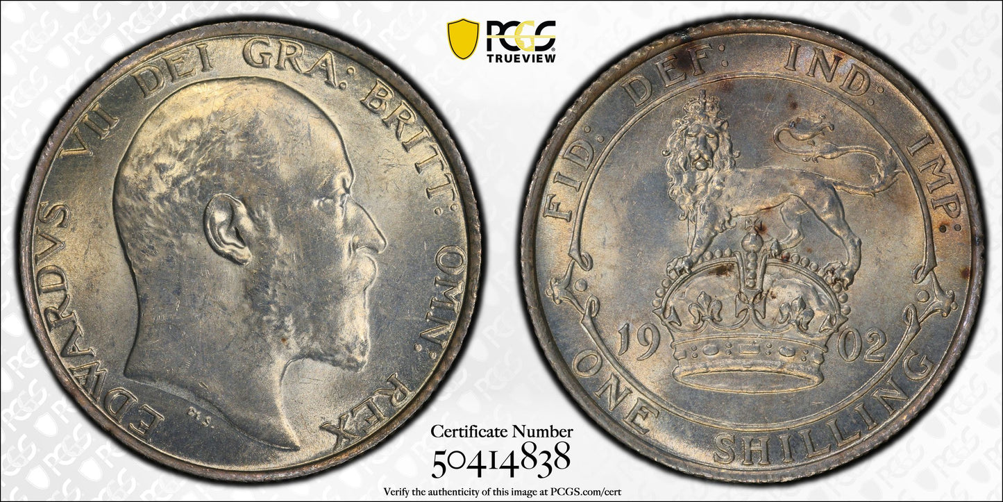 Gran Bretaña - 1902 - Chelín - Certificada