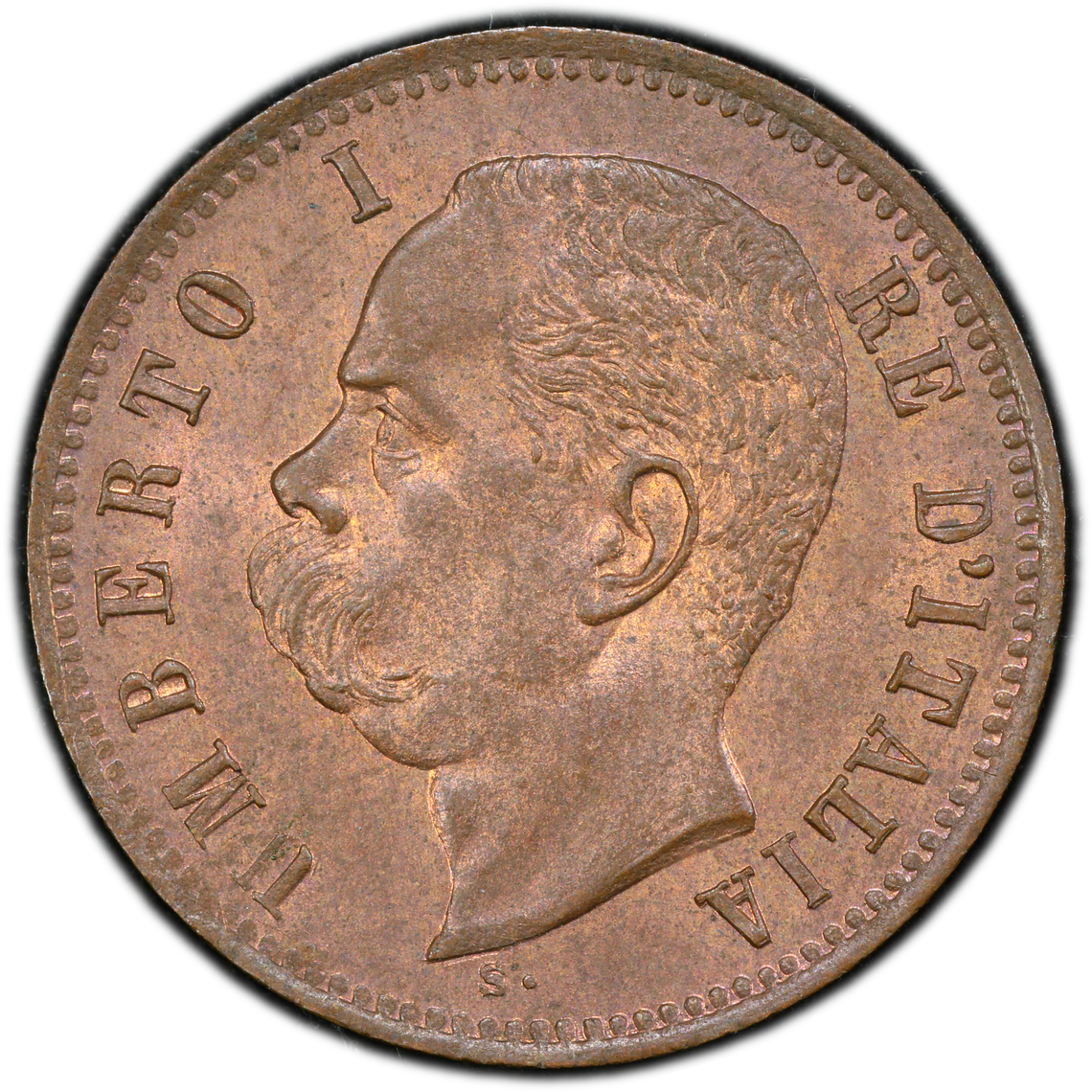 Italia - 1898 - 2 Centésimos - Certificada