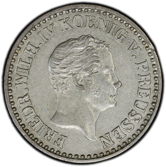 Alemania, Prusia - 1846 - 1 Grosch de Plata - Certificada