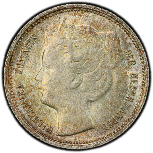 Paises Bajos - 1901 - 10 Cents - Certificada