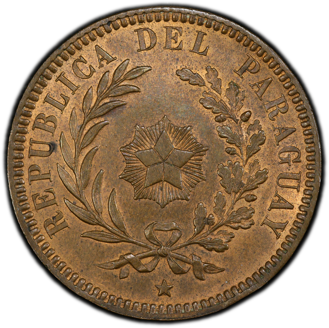 Paraguay - 1870 - 2 Centésimos - Certificada