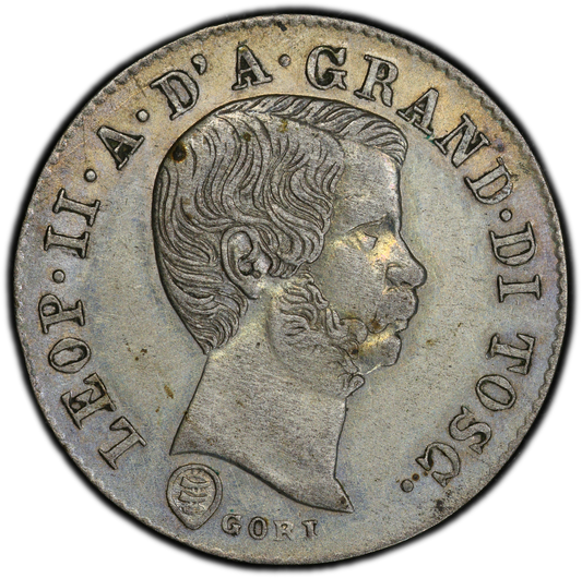 Italia - 1858 - Toscana - 10 Quattrini - Certificada