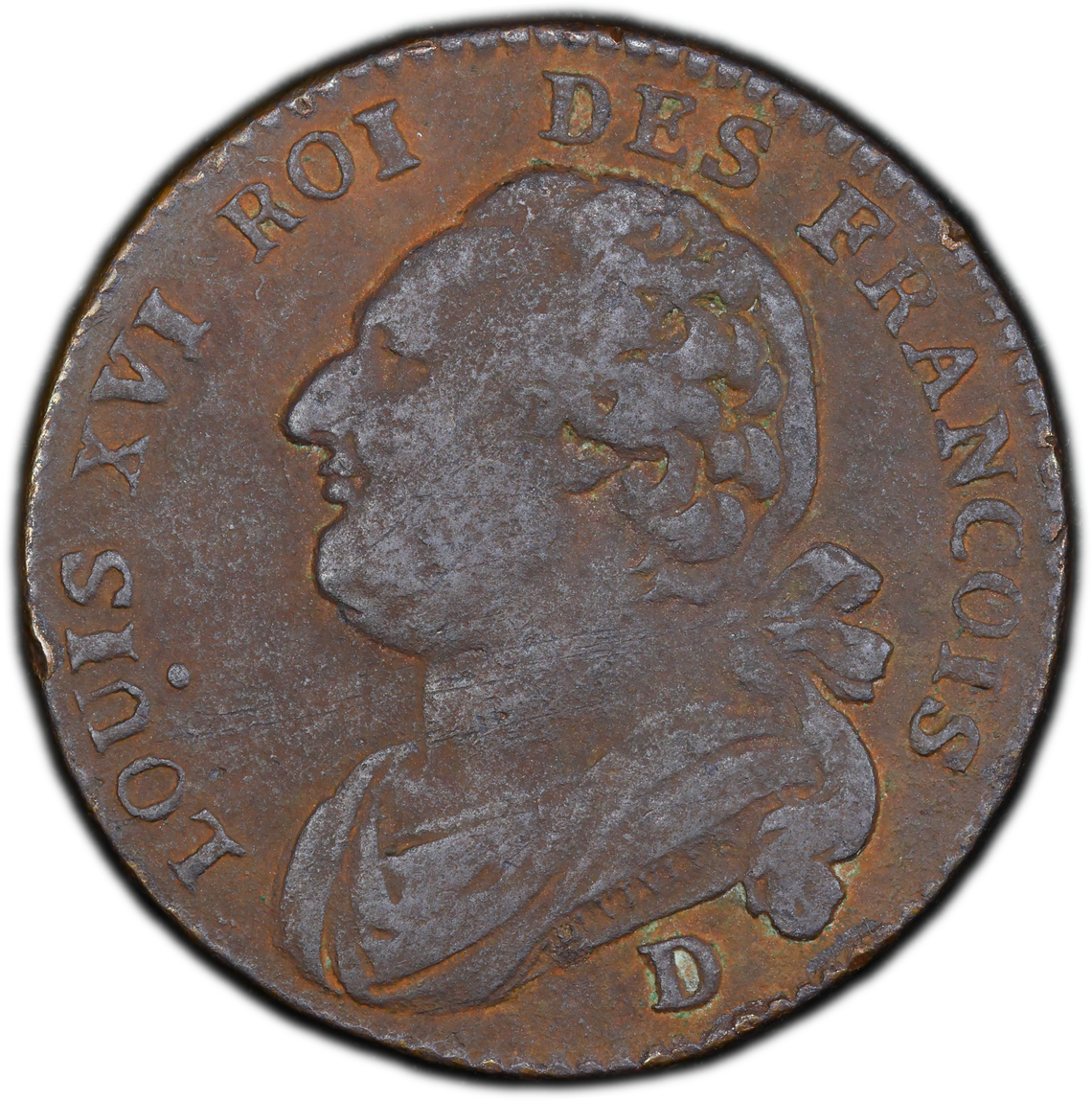 Francia - 1791 - 12 Deniers - Certificada