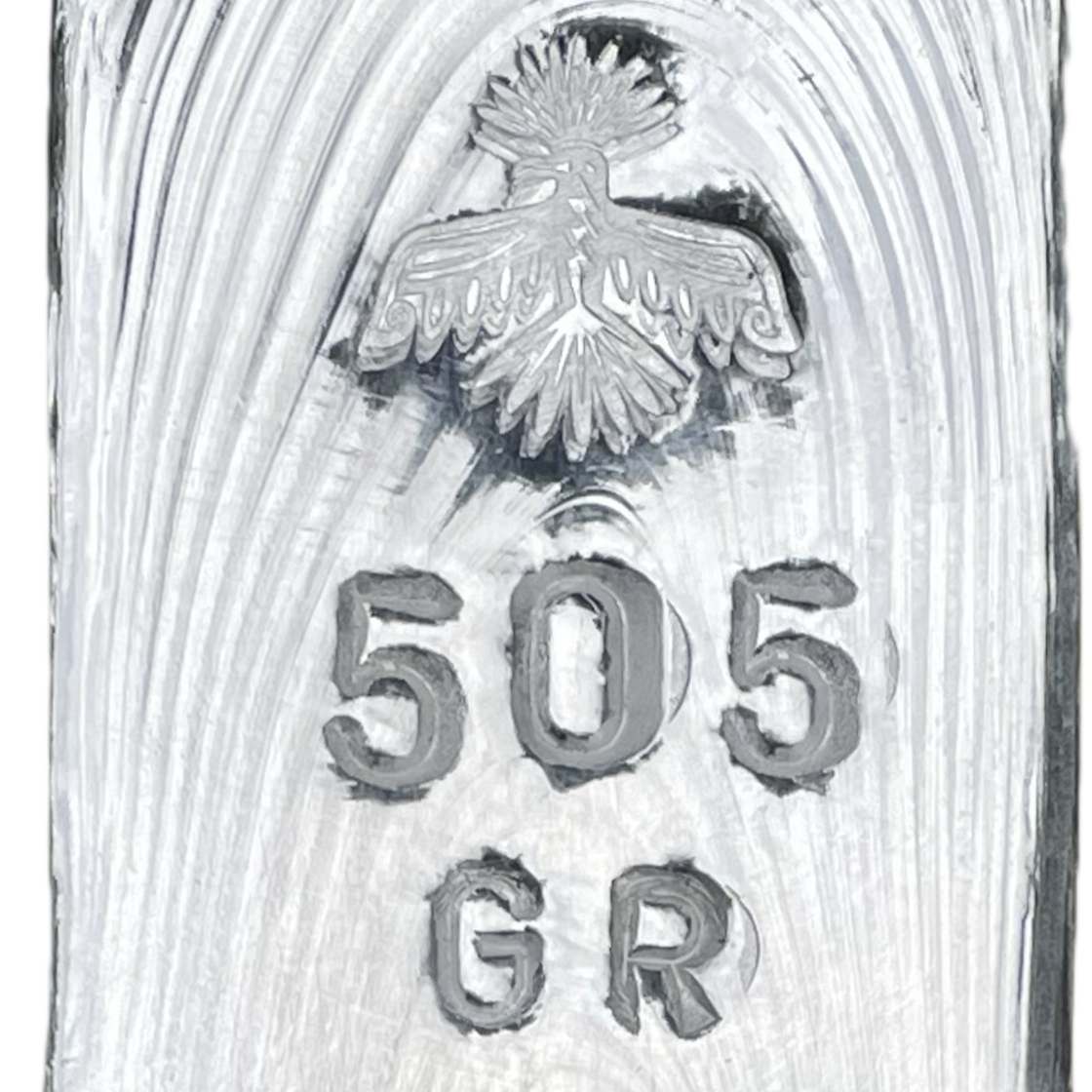 Lingote de Plata Fina, 999 - 505 gramos