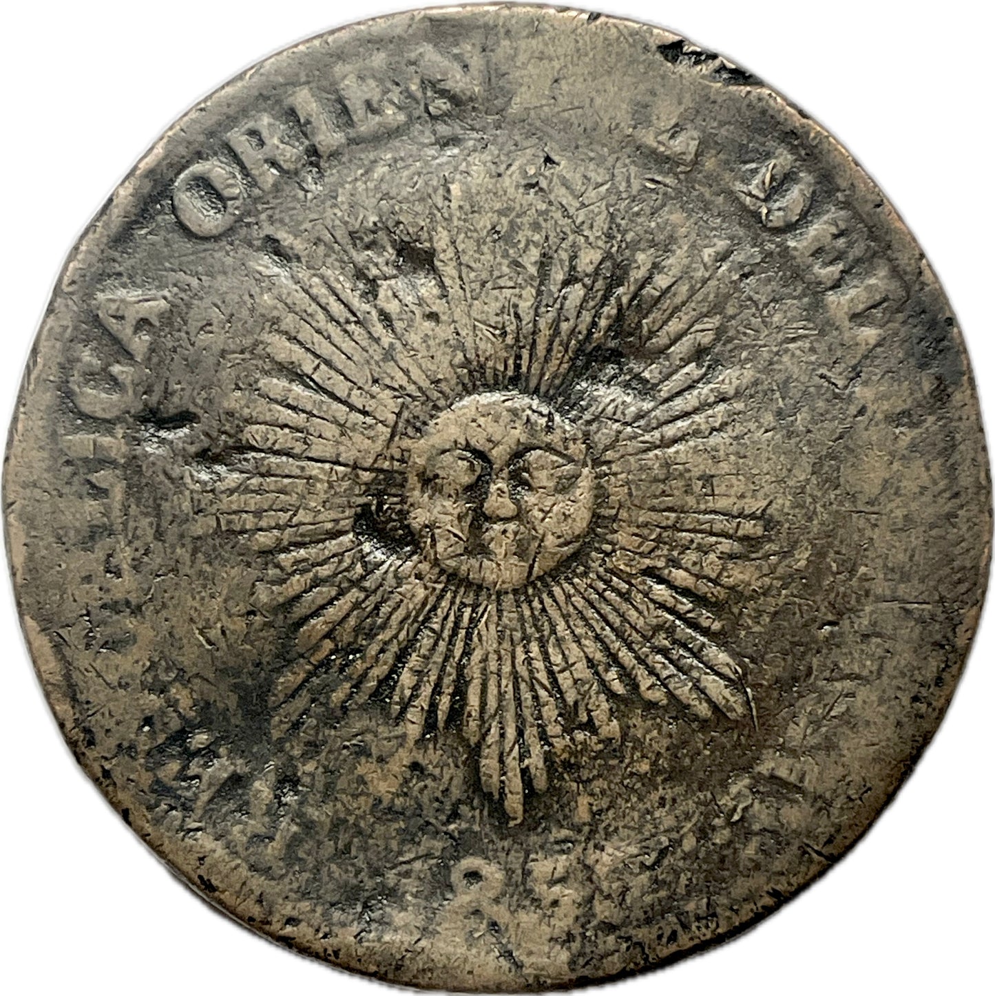 Uruguay - 1855 - 20 Centésimos