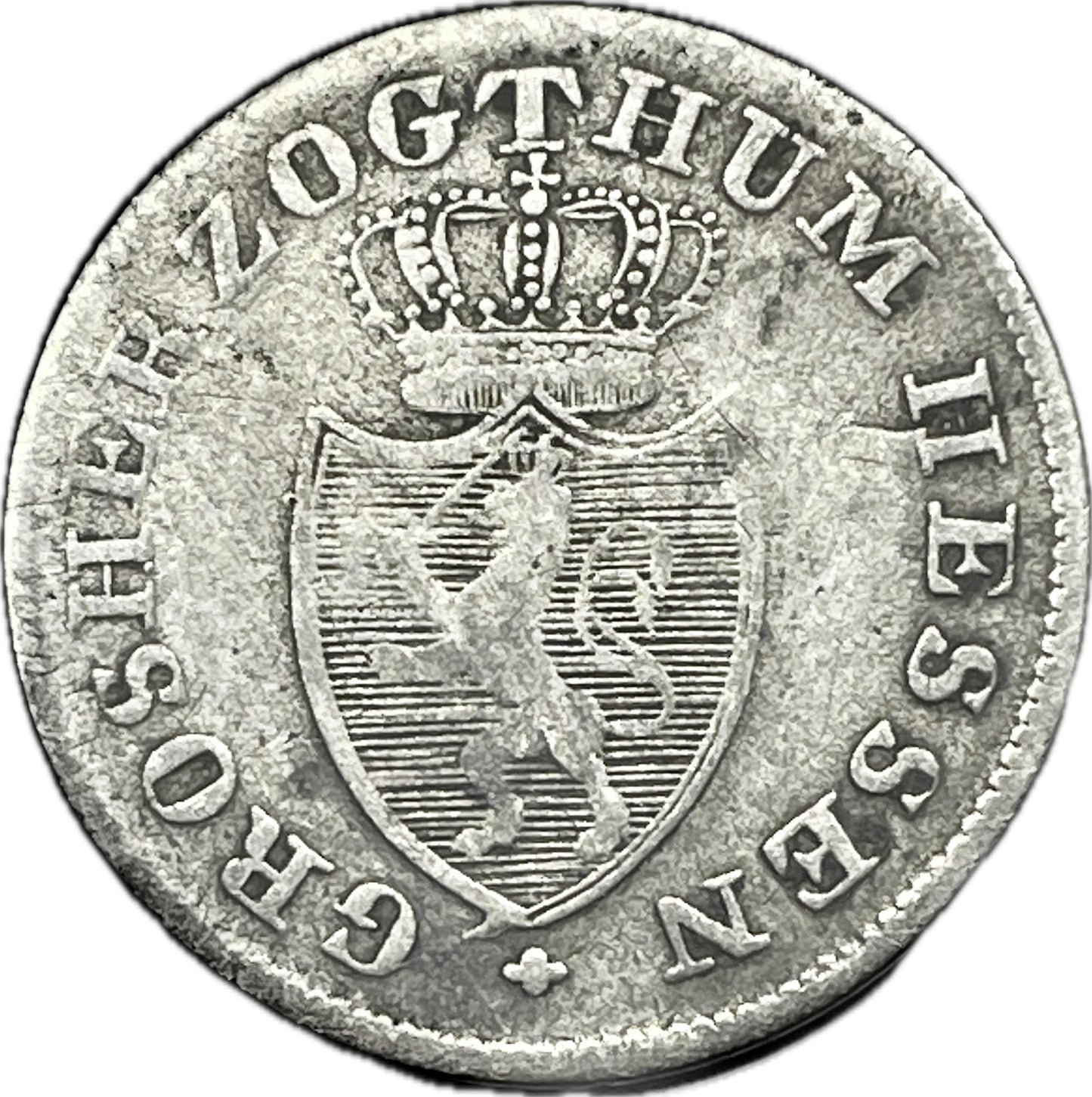 Alemania - 1828 - Hesse-Darmstadt - 6 Kreuzer