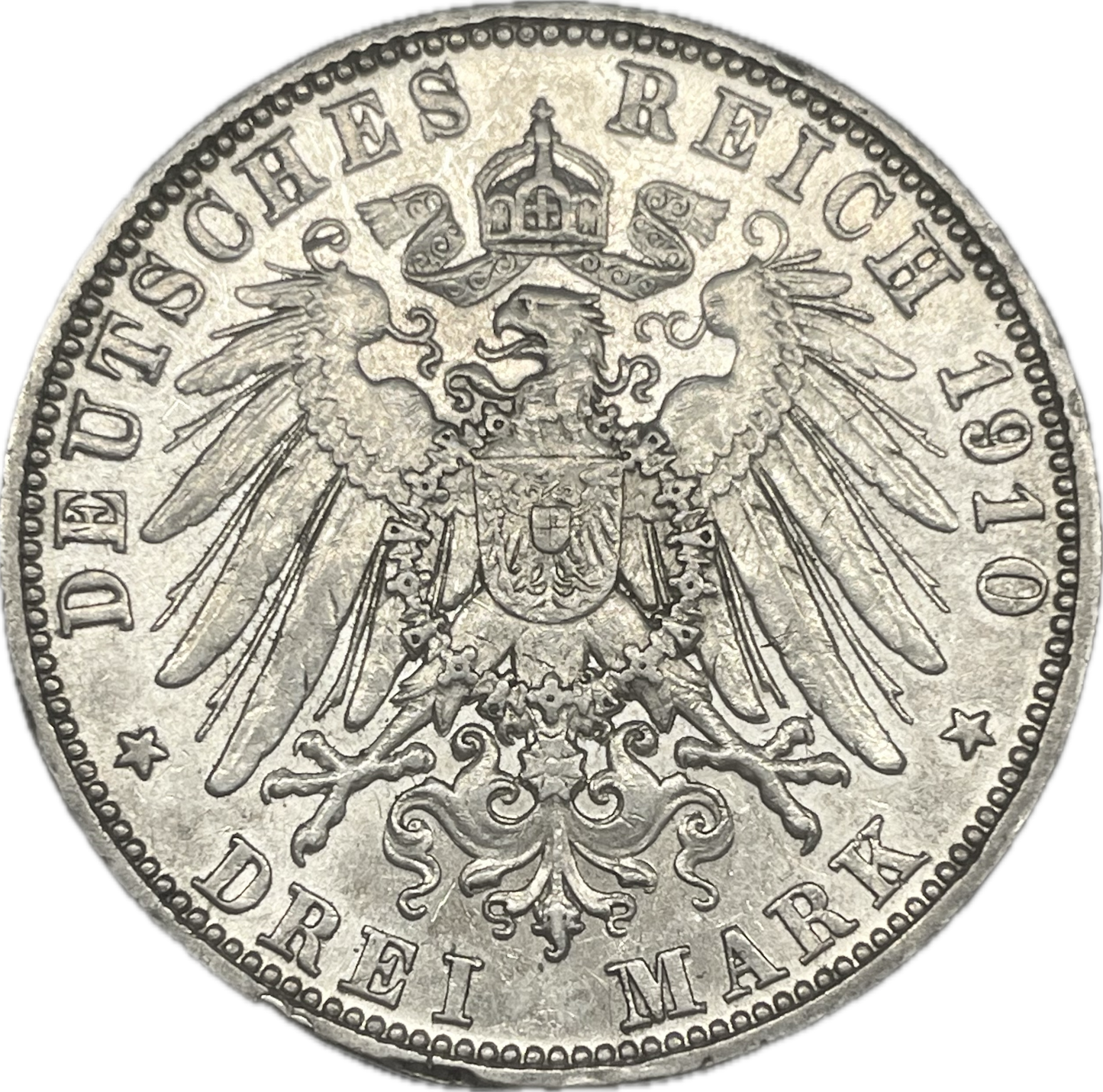 Alemania - 1910 - Bavaria - 3 Marcos - D
