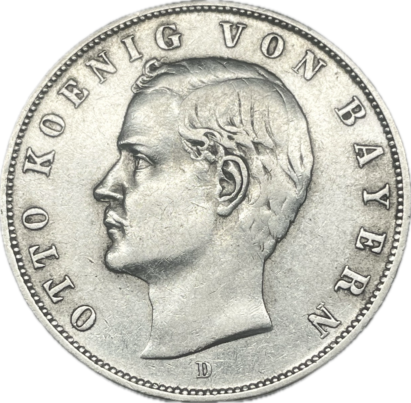 Alemania - 1909 - Bavaria - 3 Marcos - D