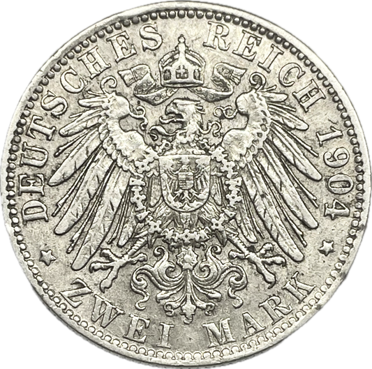 Alemania - 1904 - Bavaria - 2 Marcos - D