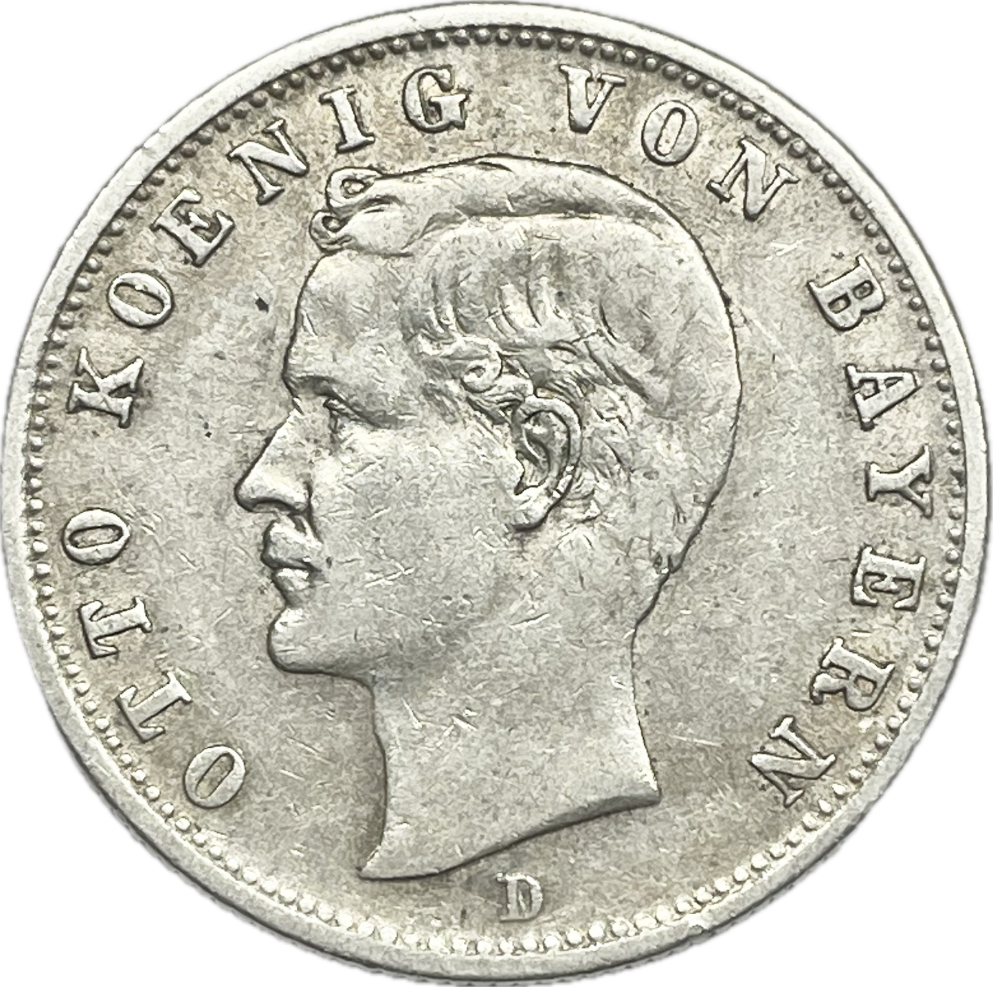 Alemania - 1904 - Bavaria - 2 Marcos - D