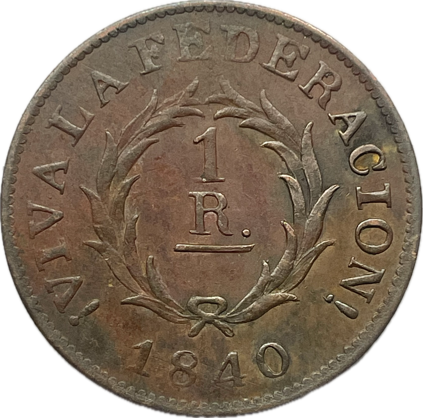 Argentina - 1840 - Buenos Aires - 1 Real - 16.1.8 - Sin Circular