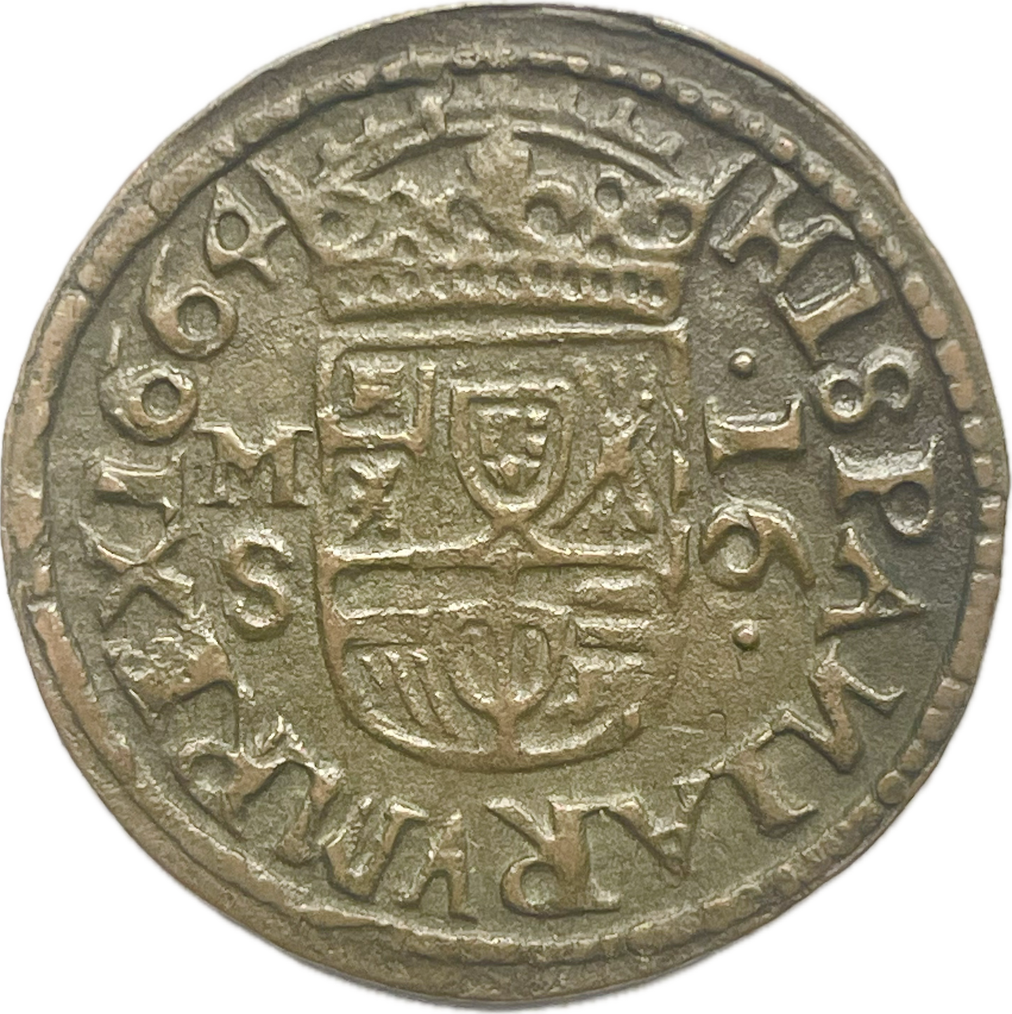 España - 1664 - Madrid - 16 Maravedís