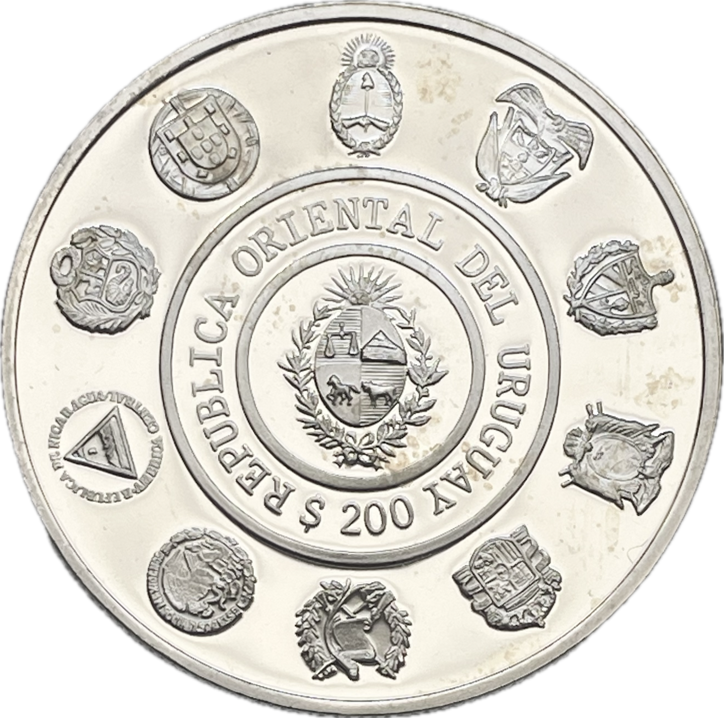 Uruguay - 1994 - 200 Pesos - Encuentro de Dos Mundos "Venado de Campo"