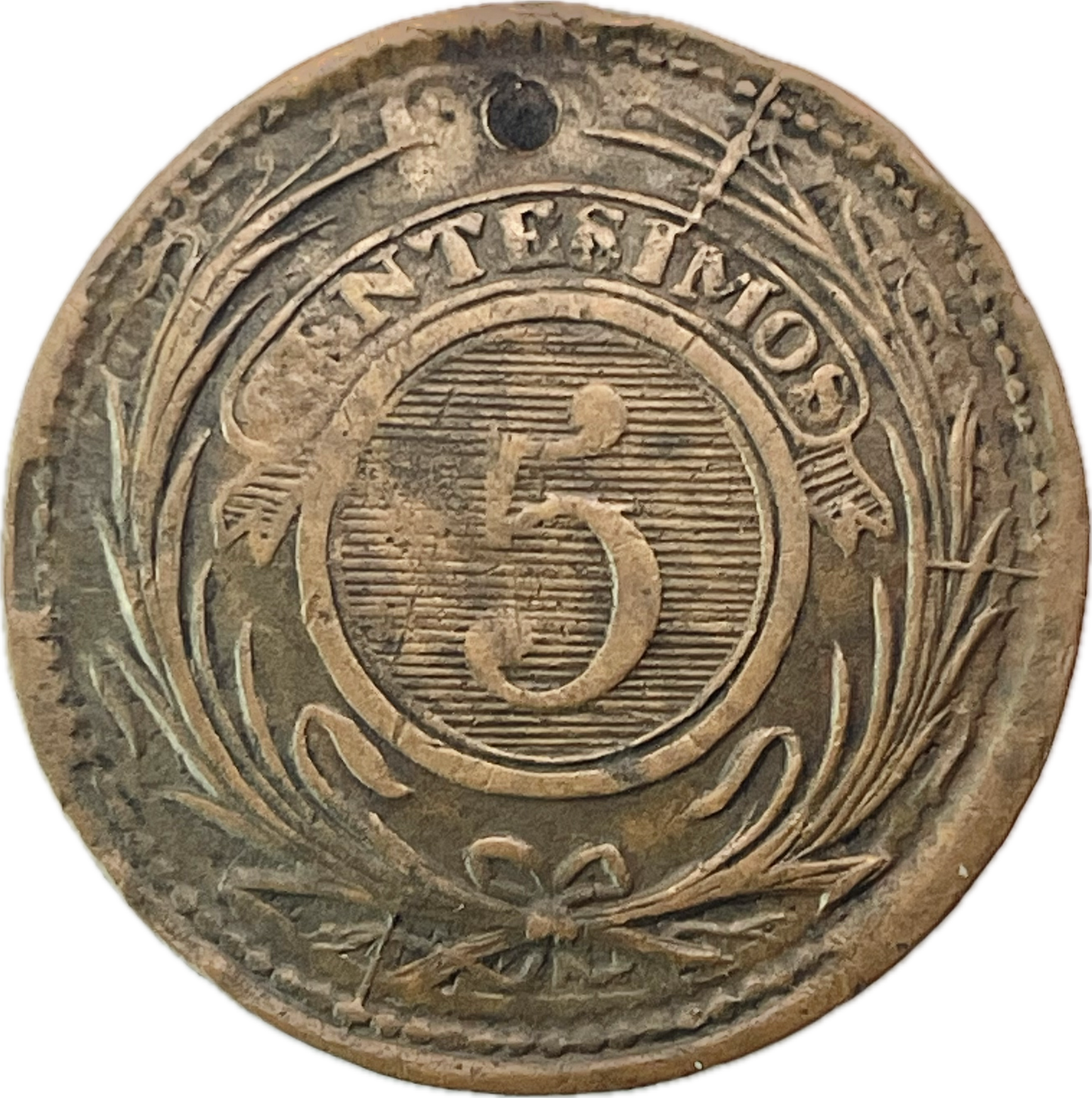 Uruguay - 1855 - 5 Centésimos
