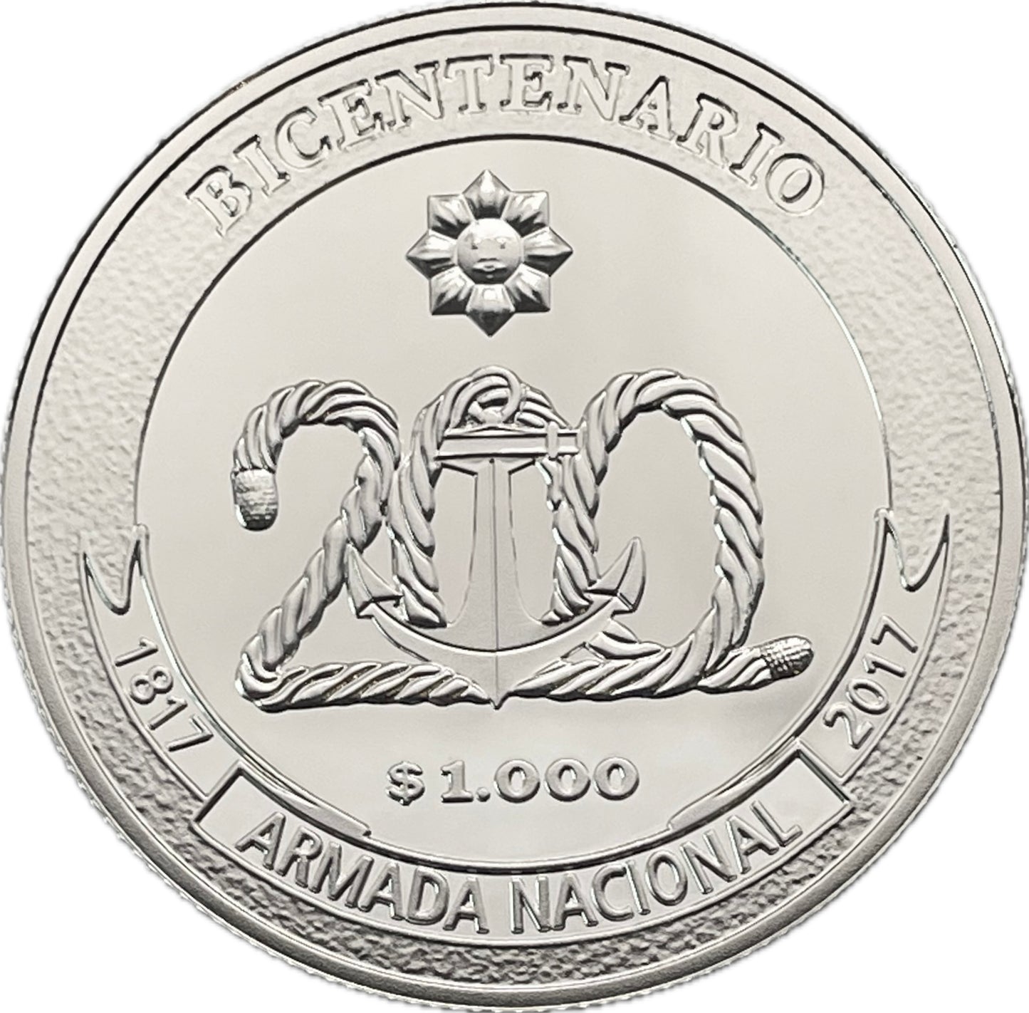 Uruguay - 2017 - 1000 Pesos - Bicentenario de La Armada Nacional