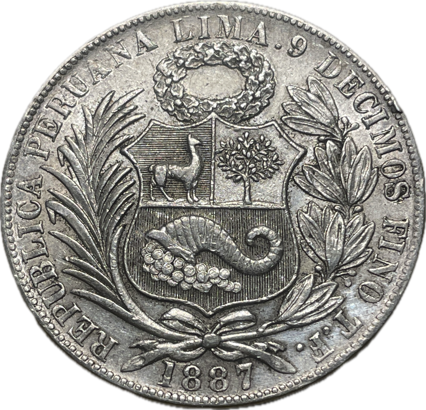 Perú - 1887 - 1 Sol