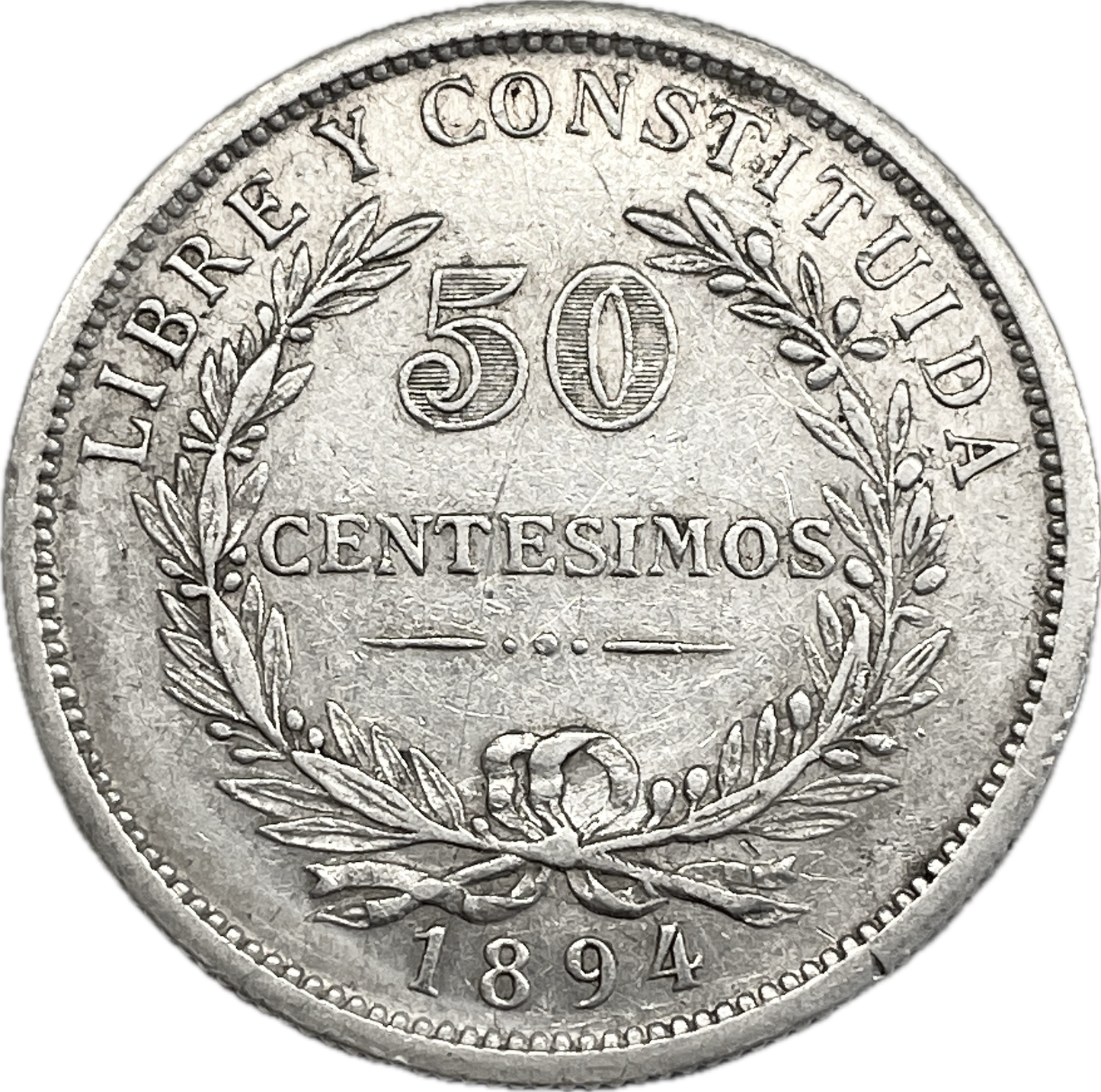 Uruguay - 1894 - 50 Centésimos