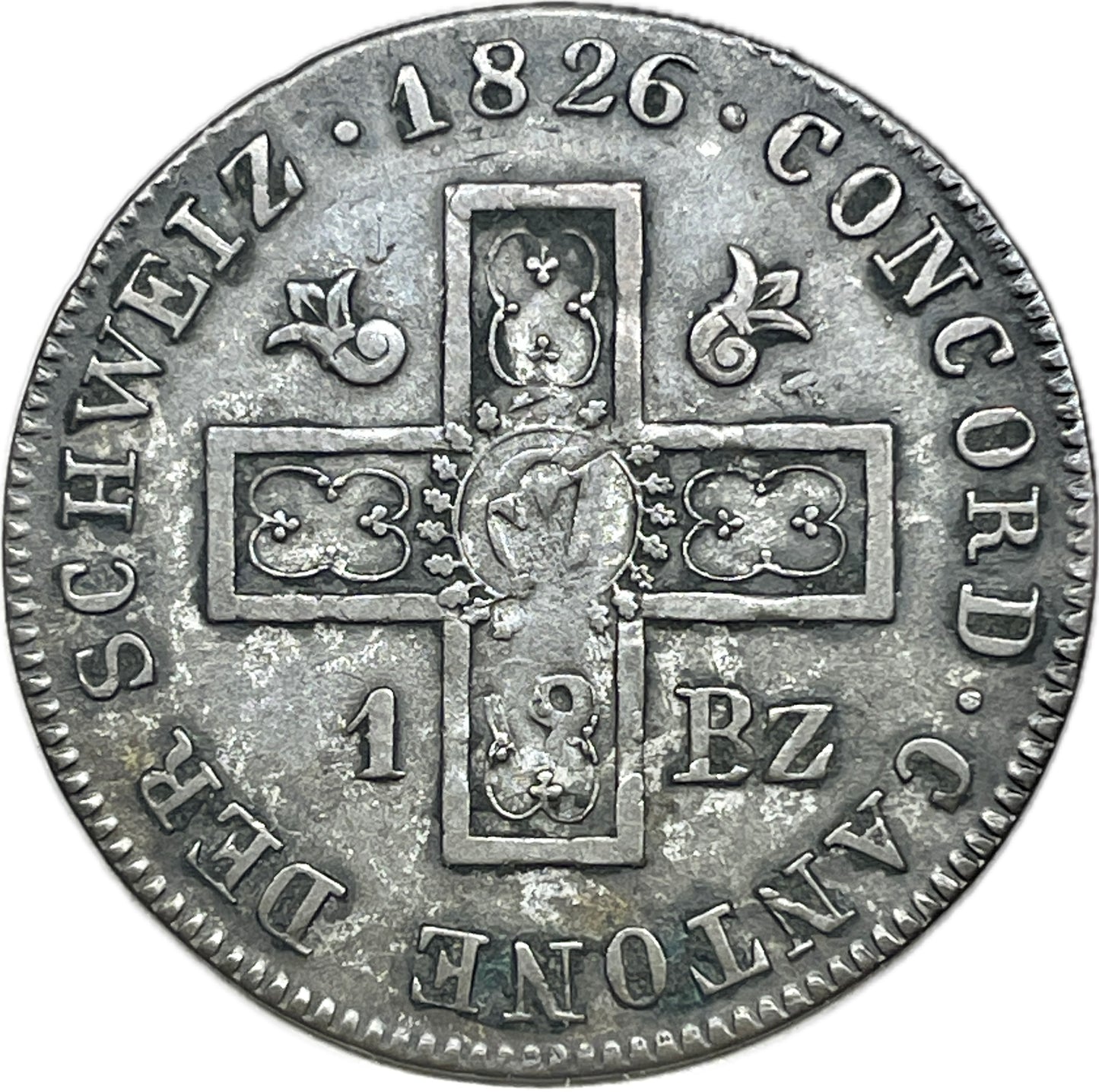 Suiza - 1826 - Basilea - 1 Batzen