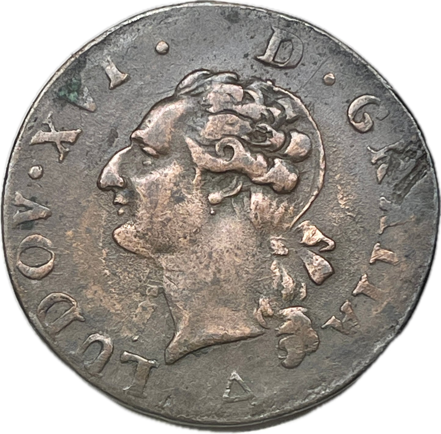Francia - 1789 - 1 Liard