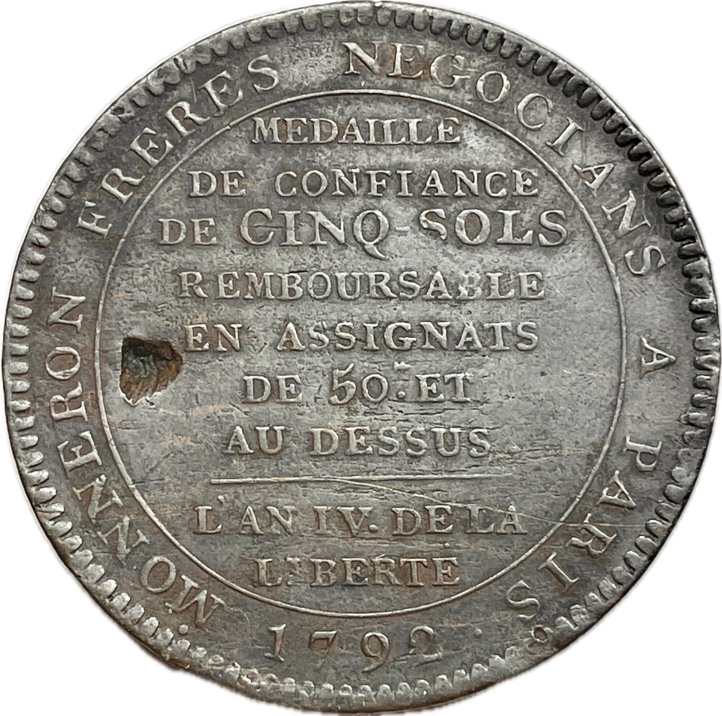 Francia - 1792 - 5 Sols
