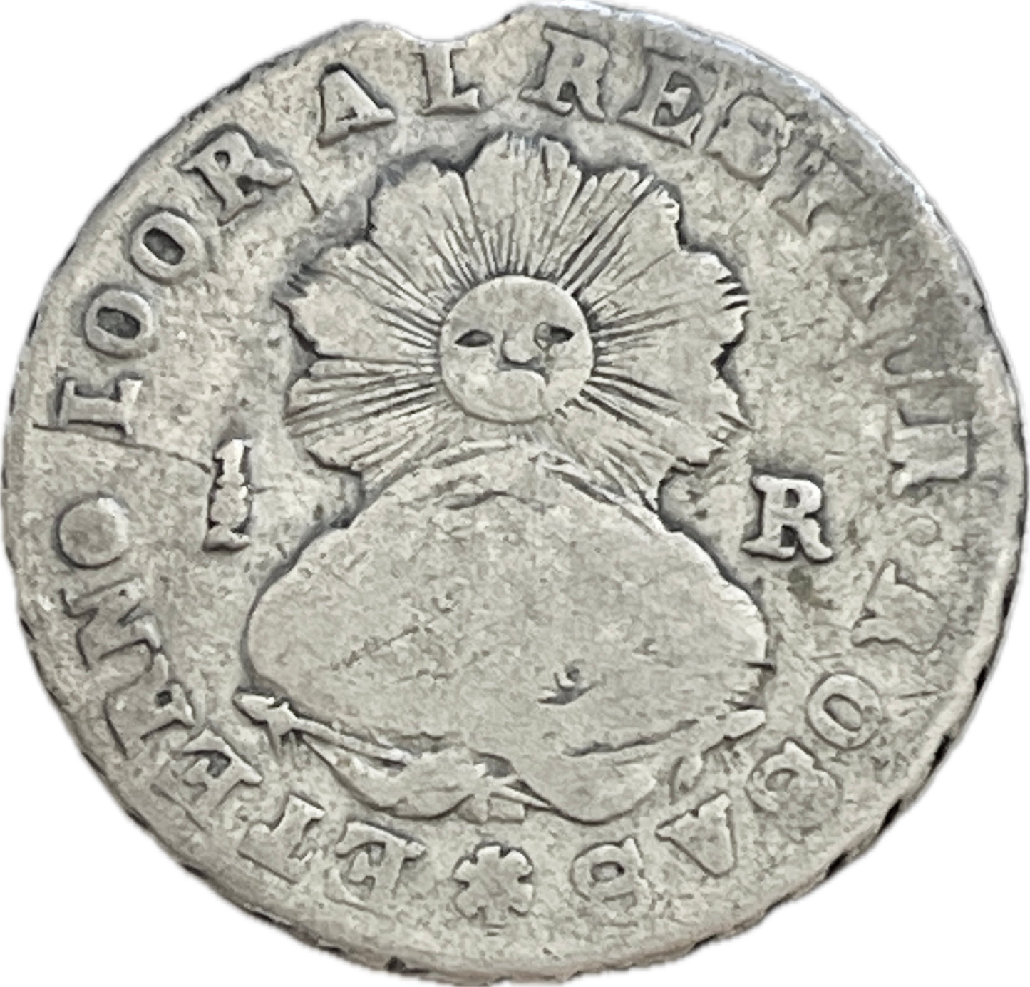 Argentina - 1844 - La Rioja - 1/2 Real