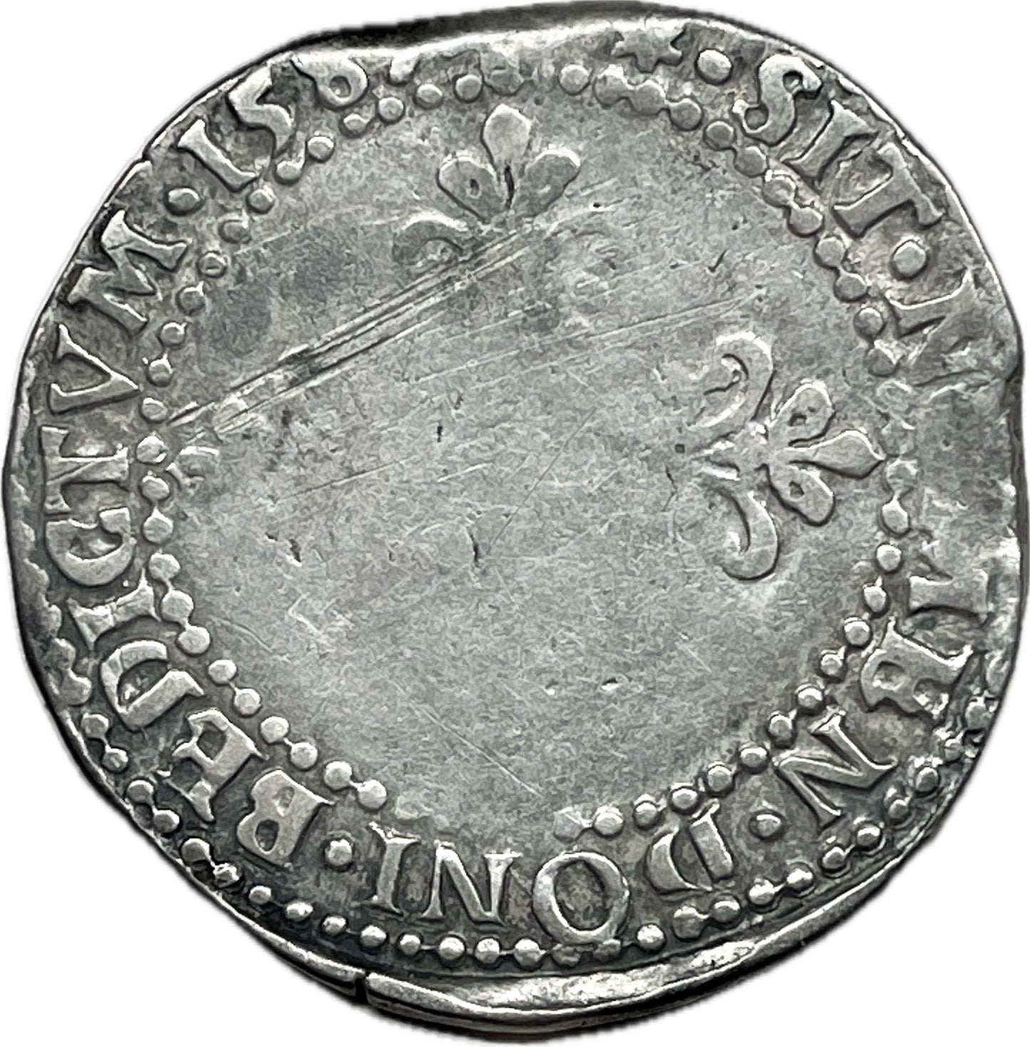 Francia - 1587 - 1/2 Franco