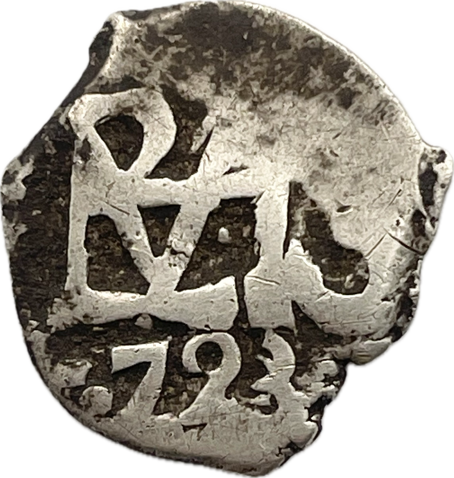 España Colonial - 1723 - Potosí - 1/2 Real