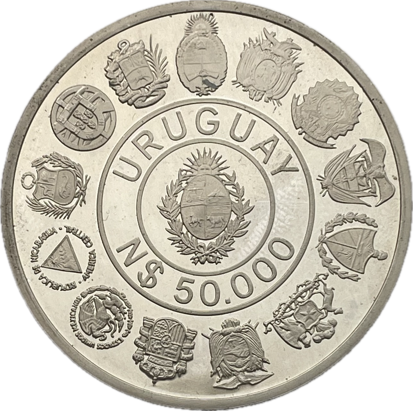 Uruguay - 1991 - N$ 50.000 - Encuentro de Dos Mundos