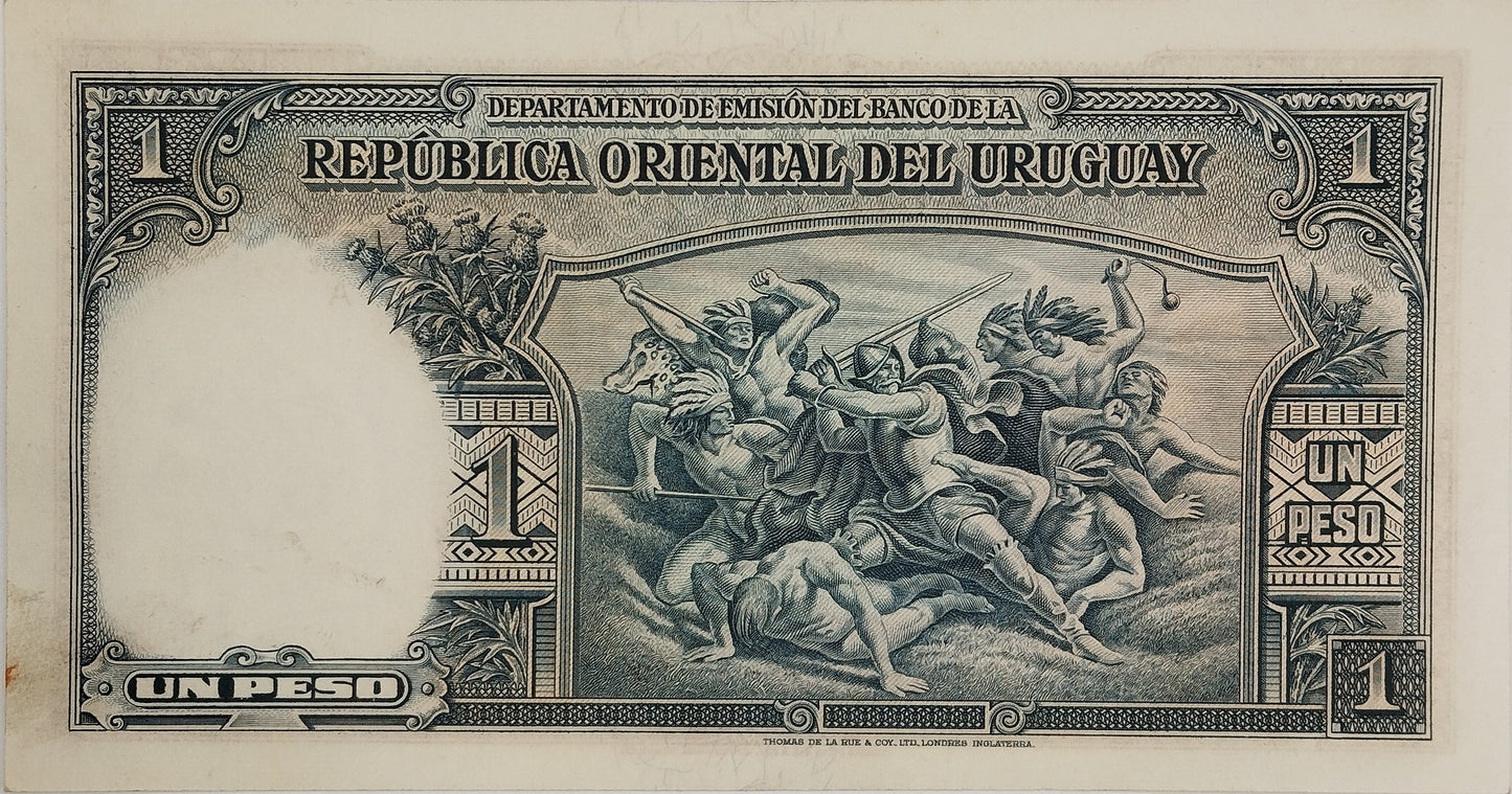 Uruguay - 1935 - 1 Peso - Banco de la República Oriental del Uruguay - 9.III.6 - Sin Circular