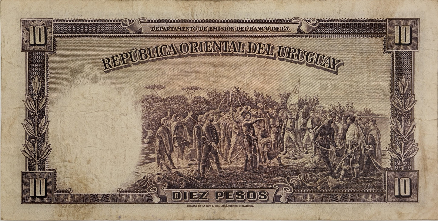 Uruguay - 1935 - 10 Pesos - Banco de la República Oriental del Uruguay - 9.V.10