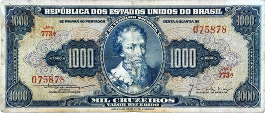 Brasil - 1955 - 1000 Cruzeiros
