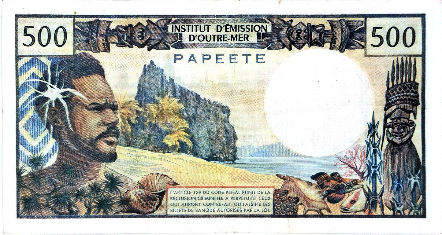 Francia - 1977 - Polinesia Francesa - 500 Francos