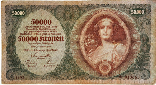 Austria - 1922 - 50.000 Krone