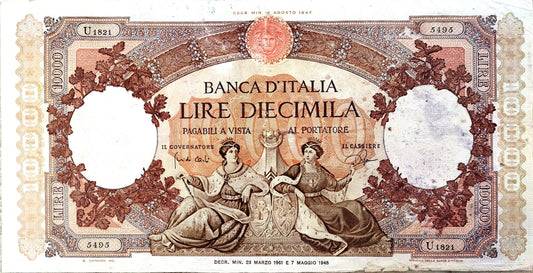 Italia - 1961 - 10.000 Lire