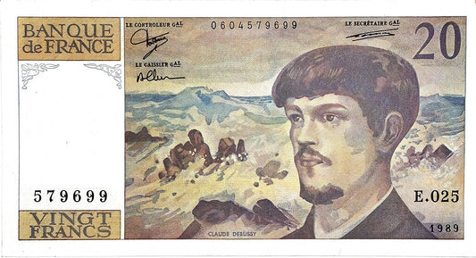 Francia - 1988 a 1989 - 20 Francos